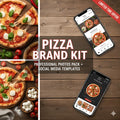 Premium Brand Kit PIZZA, Photos Pack + Templates for Social Media Templates Food
